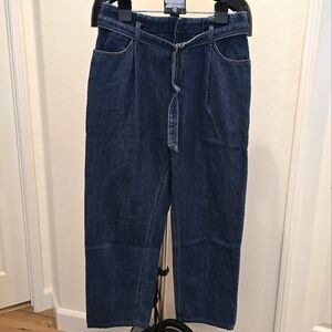 Uniqlo Womens Wide Leg Tapered Jeans